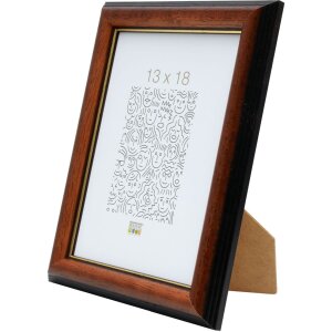 Cornice di legno classica Deknudt S222H3 marrone 20x30 cm