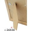 Cornice di legno classica Deknudt S222H3 marrone 20x30 cm