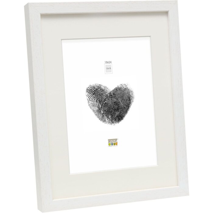 Cornice di legno S223K 10x15 cm bianco