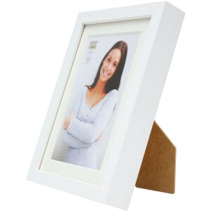 Cornice di legno S223K 10x15 cm bianco