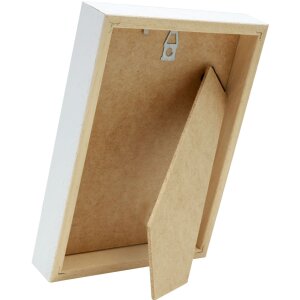 Cornice in legno S223K 18x24 cm bianco