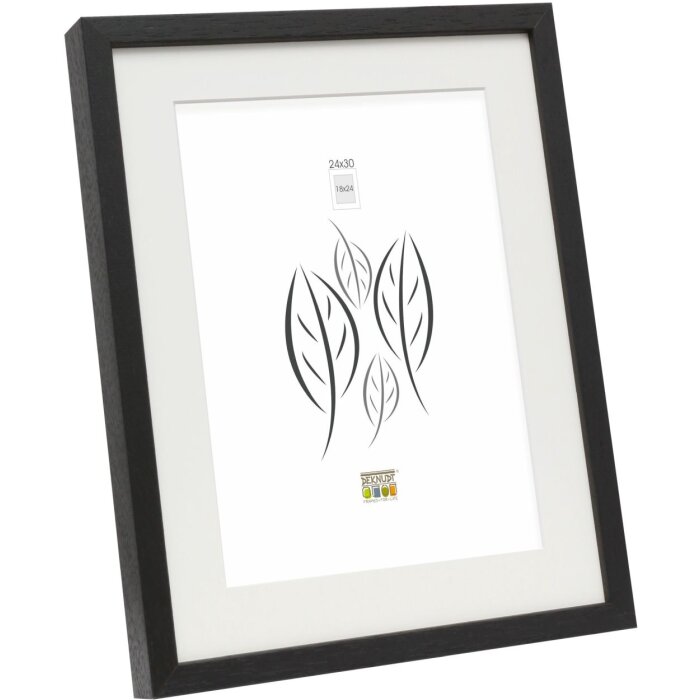 Cornice di legno s223k 13x18 cm nero
