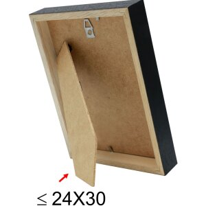 Cornice di legno s223k 13x18 cm nero