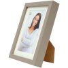 Cornice in legno S223K 10x15 cm taupe