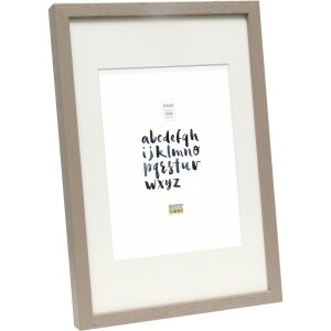 Cornice in legno S223K 18x24 cm taupe
