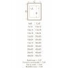 Cornice in legno S223K 20x30 cm taupe