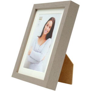 Cornice in legno S223K 30x30 cm taupe