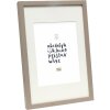 Cornice in legno S223K 30x30 cm taupe