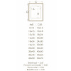 Cornice in legno S223K 30x30 cm taupe
