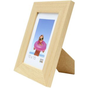 Cornice di legno S226H naturale 13x18 cm