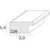 Cornice di legno S226H naturale 13x18 cm