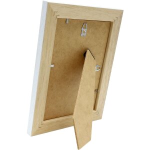 Cornice di legno S226K 13x18 cm bianco