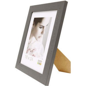 Cornice in legno S226K 24x30 cm grigio
