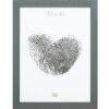 Telaio in legno S226K 40x50 cm grigio