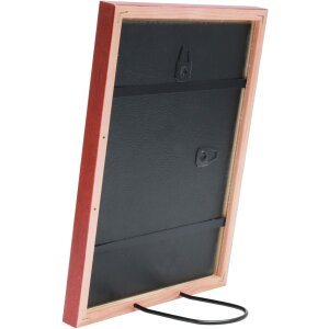 Cornice in legno S41J Deknudt 9x13 cm rosso