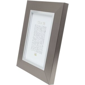 Telaio in plastica S41N acciaio-argento 30x40 cm