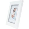 Cornice in plastica S41N bianco-argento 30x30 cm