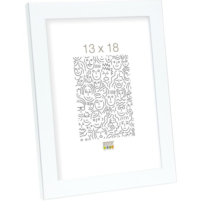 Cornice in plastica S41VK1 bianco 15x23 cm