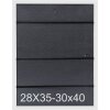 Cornice Deknudt bianca S43AK1 legno 15,0 x30,0 cm