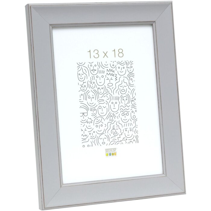 Cornice di legno S45YF 10x15 cm grigio chiaro