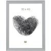 Cornice di legno S45YF 10x15 cm grigio chiaro