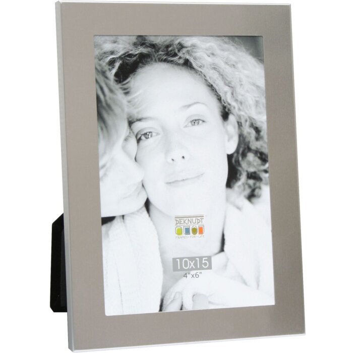 Cornice per foto in alluminio S65RP1 argento 13x18 cm