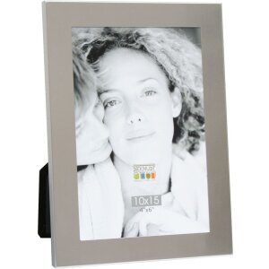Cornice per foto in alluminio S65RP1 argento 13x18 cm
