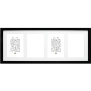 Cornice Galleria s66ka4 nero 4 foto 10x15 cm