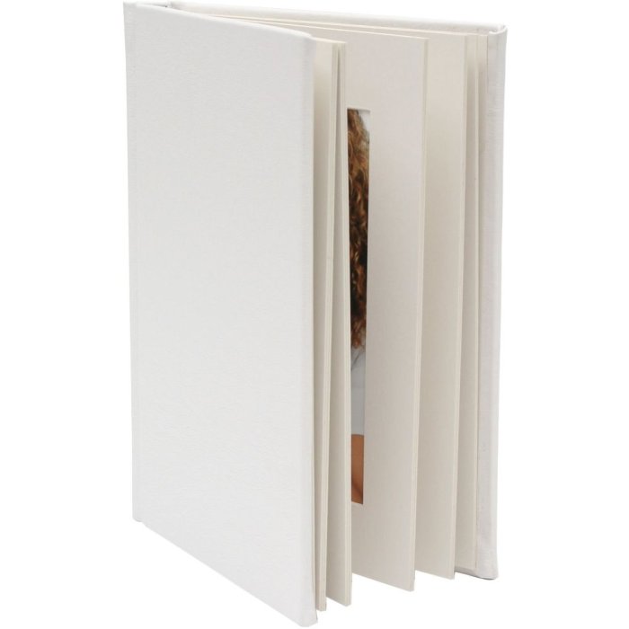 Passepartoutalbum bianco 10 immagini 10x15 cm, 13x18 cm e 15x20 cm