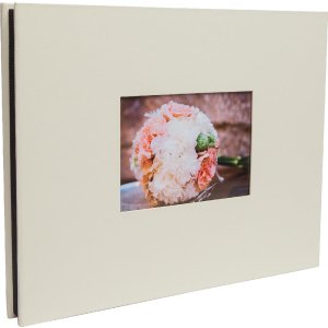 Album a vite Laddi 38x30 cm pagine bianche e nere