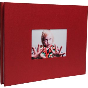 Album a vite Laddi 38x30 cm pagine bianche e nere