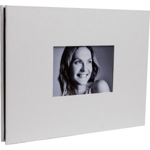 Album a vite Laddi 38x30 cm pagine bianche e nere