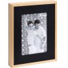 Cornice di legno Doppia 15x20 cm natura-nero