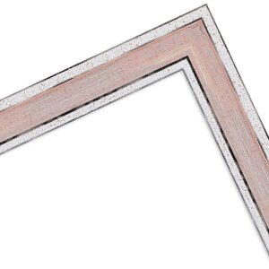 Cornice in legno H460 rosa 30x40 cm vetro normale