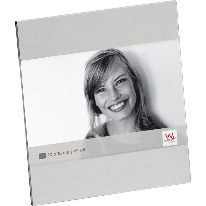 Walther Cornice per ritratto AVA 10x15 cm argento opaco