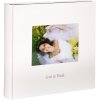 HNFD Album fotografico KOLARA bianco 30x30 cm con foto + testo 100 pagine nere