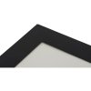 Henzo Telaio in alluminio Lucerna 40x60 cm nero con passepartout 30x45 cm