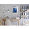 Telaio Henzo in alluminio LUZERN 40x60 cm argento con passepartout 30x45 cm