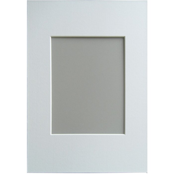 Passe-partout a taglio obliquo - 30x40 cm - bianco neve
