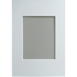 Passe-partout a taglio obliquo - 30x40 cm - bianco neve