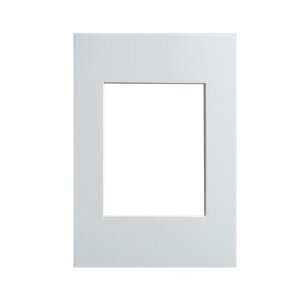 Passepartout 40x60 in bianco polare trasparente