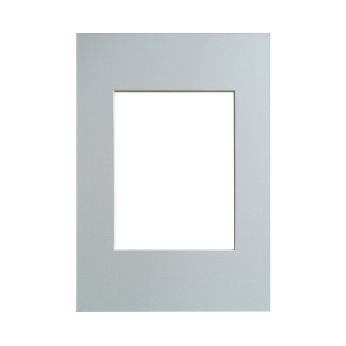 40x60 cm passepartout in bianco neve