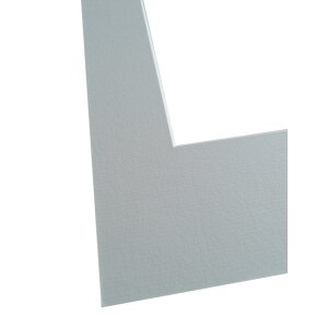 40x60 cm passepartout in bianco neve
