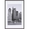 Telaio in plastica Henzo METALLICA 40x60 cm grigio acciaio con passe-partout 30x45 cm