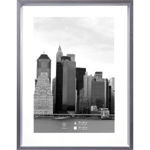 Telaio in plastica Henzo Metallica grigio acciaio 50x60...