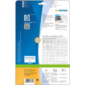 Etichette Premium A4, carta bianca 38,1x21,2 mm opaca 650...