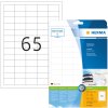Etichette Premium A4, carta bianca 38,1x21,2 mm opaca 650 pz.