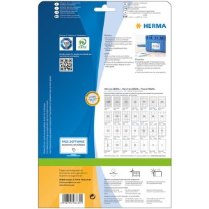 Etichette Premium A4, carta bianca 105x148 mm opaca 40 pz.