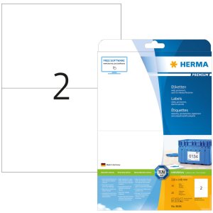 Etichette HERMA Premium A4 bianco 210x148 mm carta opaca...