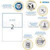 Etichette HERMA Premium A4 bianco 210x148 mm carta opaca 20 pezzi